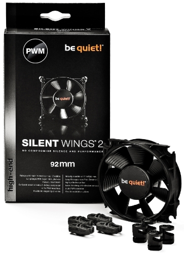 Be Quiet! - Ventiltor - Be Quiet Silent Wings 2 PWM 9,2cm rendszer ht ventiltor