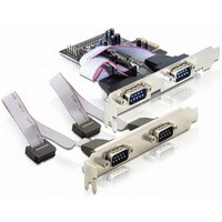 DeLOCK - I/O IDE SATA Raid - DeLOCK 4 portos soros RS-232 PCI Express adapter