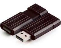 Verbatim - Memria Pen Drive - Verbatim PinStripe 16GB fekete pendrive / USB flash drive