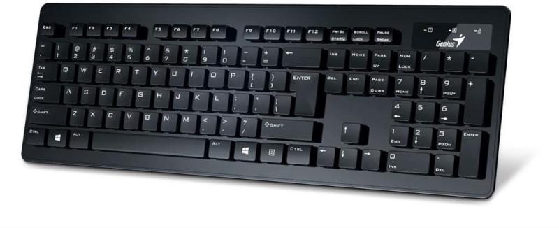 Genius - Keyboard Billentyzet - Key HU USB Genius Slimstar 126 Black 31310017404