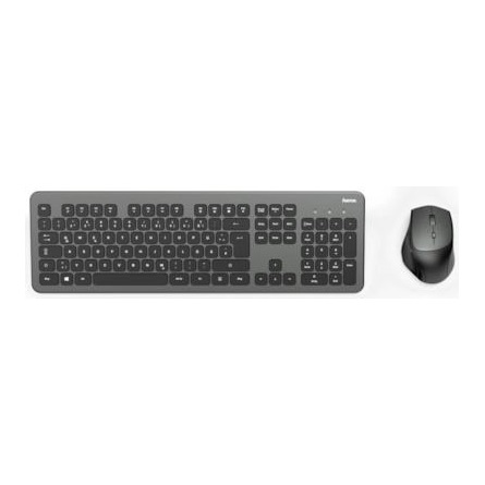 HAMA - Billentyzet - Keyboard HU USB HAMA KMW-700 Wireless+Mouse Black 182677 multimdia gombok, 553g, egr: 6-gombos