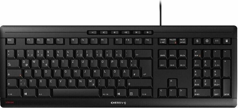 Cherry - Billentyzet - Keyboard HU USB Cherry Stream Black JK-8500HU-2 (Multimdis)