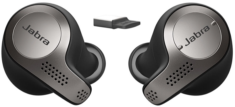 Jabra - Fejhallgat s mikrofon - Jabra Evolve 65t MS Stereo Bluetooth headset, fekete