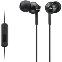 SONY - Fejhallgat s mikrofon - Sony MDR-EX15AP flhallgat, fekete