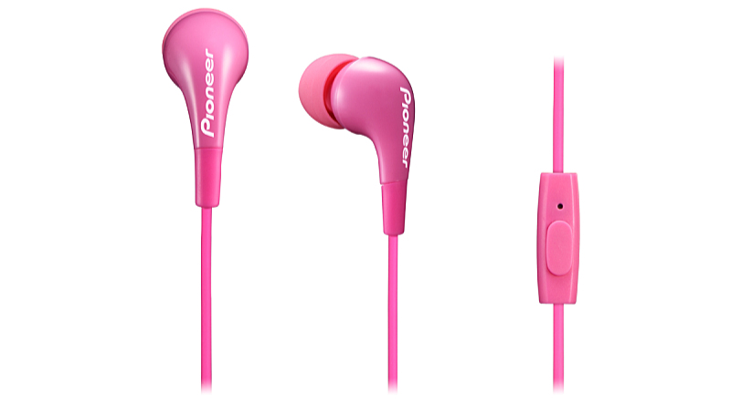 Pioneer - Fejhallgat s mikrofon - Pioneer SE-CL502T-P In-ear flhallgat + mikrofon, pink