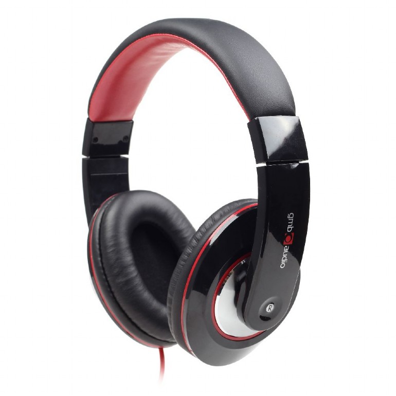 Gembird - Fejhallgat s mikrofon - Gembird Boston MHS-BOS headset, fekete/piros