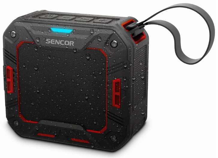 Sencor - Hangszr - Sencor SSS 1050 Bluetooth hangszr IPX5 vdelemmel, piros