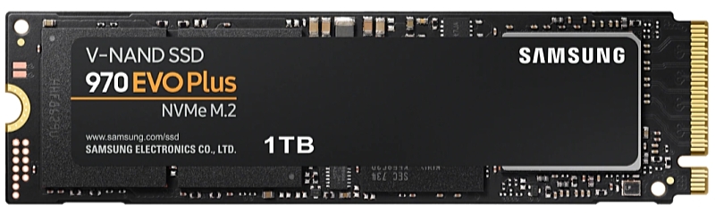 SAMSUNG - SSD Winchester - Samsung 970 EVO Plus MZ-V7S1T0BW 1Tb M.2 PCIe 3.0 NVMe 2280 SSD meghajt