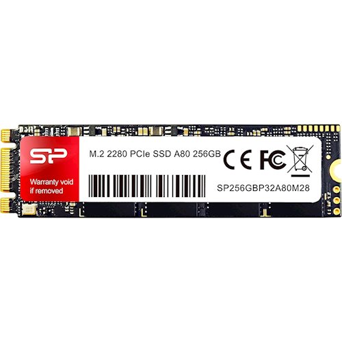 Silicon Power - SSD Winchester - Silicon Power P32A80 SP256GBP32A80M28 256GB M.2 2280 SSD meghajt
