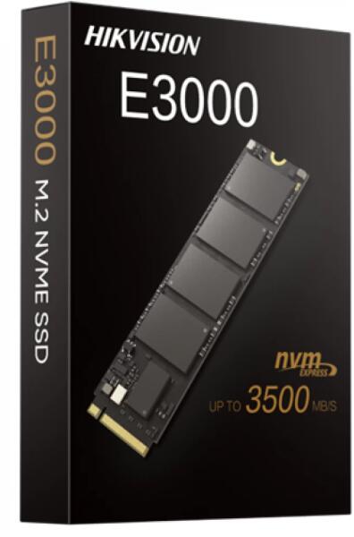 Hikvision - SSD Winchester - SSD Hikvision M.2 2280 PCIe x4 (3.0) 256Gb E3000 HS-SSD-E3000(STD)/256G (3D TLC, M.2 PCIe Gen 3x4, r:3230 MB/s, w:1240 MB/s)
