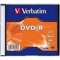 Verbatim - Mdia DVD Disk - Verbatim DVD-R 4,7GB 16x slim DVD lemez