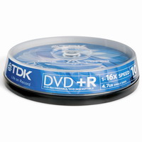 TDK - Mdia DVD lemez - TDK DVDR47ED*10 4,7GB 16x DVD+R lemez 10db/henger