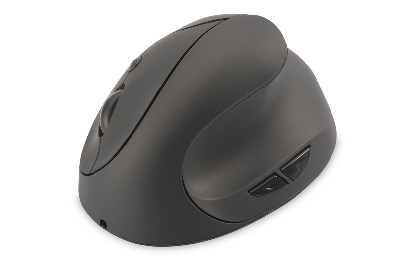 Digitus - Egr / egrpad - Mouse Digitus Wireless Ergonomic Optical Mouse 6D Black DA-20155