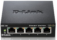 D-Link - Switch, Tzfal - D-Link DGS-105/E 5p Gigabit switch