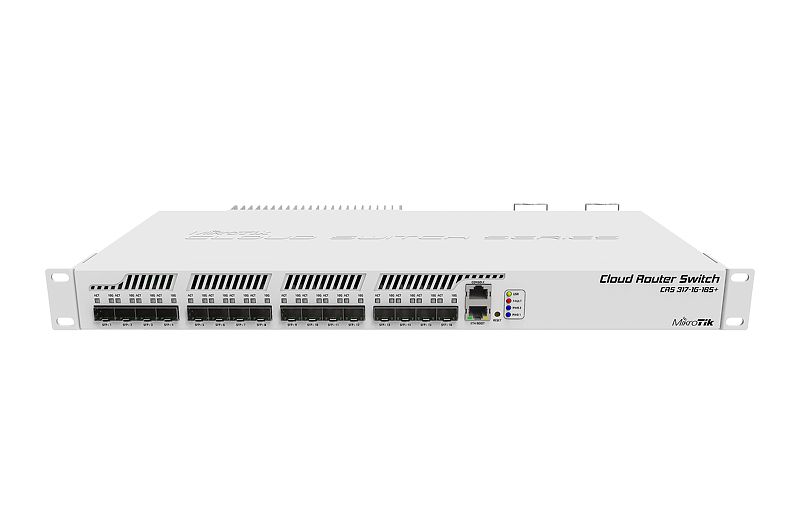 Mikrotik - Switch, Tzfal - Mikrotik CRS317-1G-16S+RM 16xSFP Cloud Router Switch