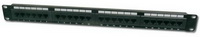 Digitus - Rack szekrnyek - Digitus DN-91624U 24 port 1U 19' CAT 6, fekete patch Panel