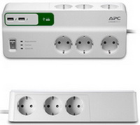 APC - Zavarszrs eloszt - APC PM6U-GR Essential SurgeArres 6+USB zavarszrs eloszt