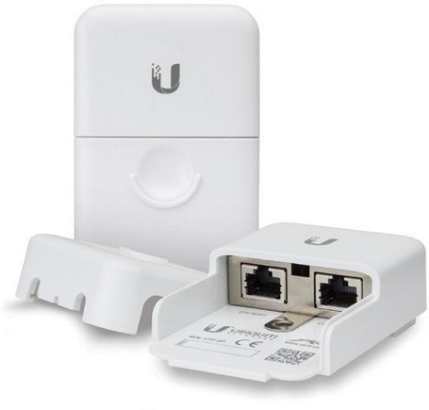 UBIQUITI - Switch, Tzfal - Ubiquiti ETH-SP-G2 1xGbE Ethernet Surge Protector