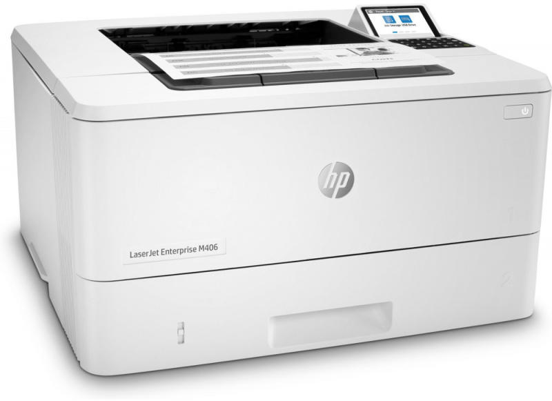 HP - Lzer nyomtat - HP LaserJet M406dn 3PZ15A HP LaserJet Enterprise M406dn - Printer - B/W - Duplex - laser - A4/Legal - 1200 x 1200 dpi - up to 40 ppm - capacity: 350 sheets - USB 2.0, Gigabit LAN, USB 2.0 host