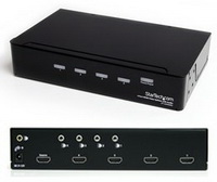 StarTech.com - Monitor eloszt KVM - Startech.com 4 Port High Speed HDMI Video Splitter w/ Audio