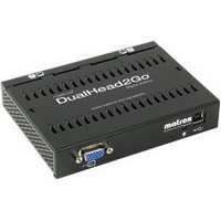 Matrox - Monitor eloszt KVM - Matrox DualHead-2-GO DVI monitor eloszt