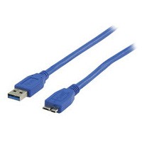 Nedis - Kbel - Nedis CCGP61500BU05 USB 3.0 USB A > USB micro B talakt, 0,5m