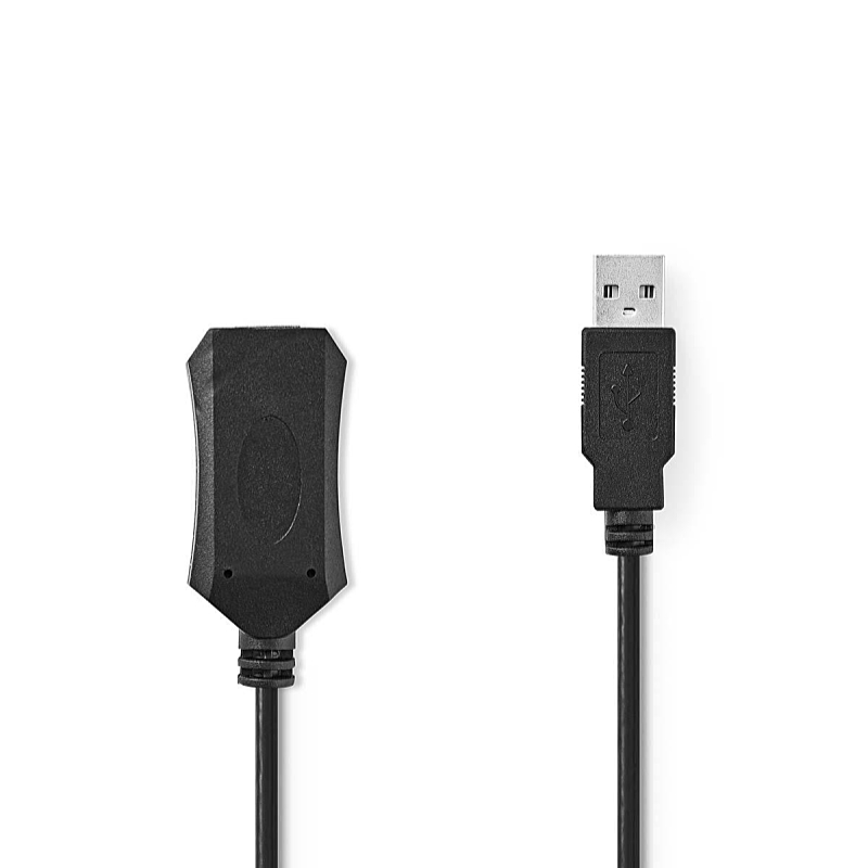 Nedis - Kbel - Nedis 5m USB A-A Aktv Hosszabit kbel, fekete