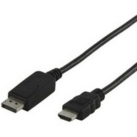 Nedis - Kbel - Nedis DisplayPort - HDMI kbel 3m CCGP37100BK30