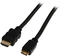 Nedis - Kbel - Nedis 1,5m HDMI - HDMI mini kbel, fekete CVGP34500BK15