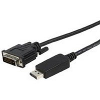 Nedis - Kbel - DisplayPort - DVI video kbel 3m-es CCGP37200BK30