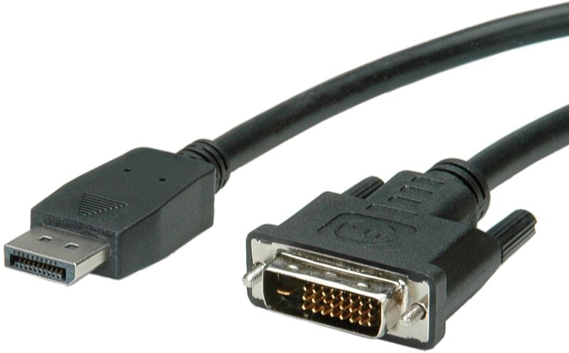 Value - Kbel - Value 2m DisplayPort - DVI (24+1), M/M kbel, fekete