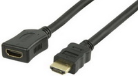Nedis - Kbel - Nedis 2m HDMI M - HDMI F kbel hosszabit, fekete CVGP34090BK20