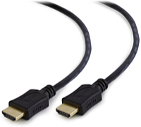 Gembird - Kbel - Gembird CC-HDMI4L-6 1,8m HDMI M - HDMI M 1.4 aranyozott kbel, fekete