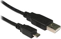 Roline - Kbel - Roline 1,8m USB2.0 A-microB kbel, fekete