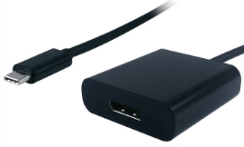 Roline - Kbel - Roline 0,2m USB3.1 Type C M - DisplayPort F kbel, fekete