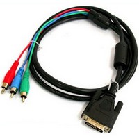 Egyb - Kbel Fordit Adapter - Kabel Monitor DVI 25 papa - 3x RCA 1,5m