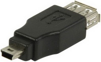Valueline - Kbel Fordit Adapter - Valueline USB mini 5pin papa - USB A mama adapter