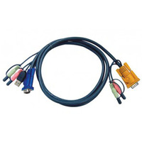 Egyb - Kbel - Aten KVM 2m USB+HDB+Audio -SPHD15+Audio kbel