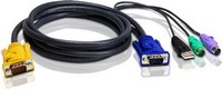 ATEN - Kbel - ATEN SPHD 3in1 > HDB, USB, 2xPS/2 KVM Switch kbel