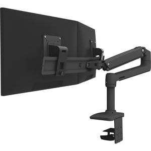 Ergotron - Monitor kellk Tart - Monitor Kar Ergotron LX Desk Dual Direct Arm Black 45-489-224