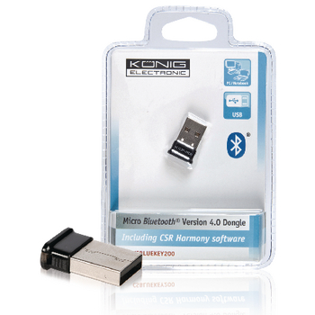 Nedis - USB Adapter Irda BT RS232 - Nedis Bluetooth V4.0 USB adapter BLDO100V4BK