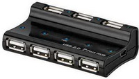 Goobay - USB Adapter Irda BT RS232 - Goobay 95680 7 portos USB 2.0 HUB + kls tp
