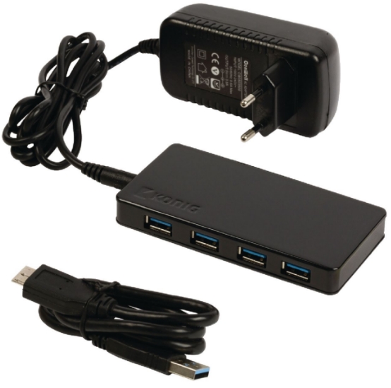 Knig - USB Adapter Irda BT RS232 - Knig 4-Port USB 2.0 Hub + tpegysg