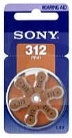 SONY - Akku / Elem (Szabvnyos) - Sony PR312D6N hallkszlk elem 6db/csomag