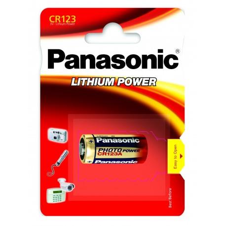 Panasonic - Akku / Elem (Szabvnyos) - Panasonic CR123A 3V 1400mAh Lithium elem
