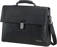Samsonite - Tska (Bag) - Samsonite Equinox Briefcase 2 Gussets 15,6' notebook tska, fekete