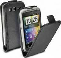 Cellularline - Tska (Bag) - Cellularline FLAP ESSENTIAL HTC Wildfire S fekete mobiltok