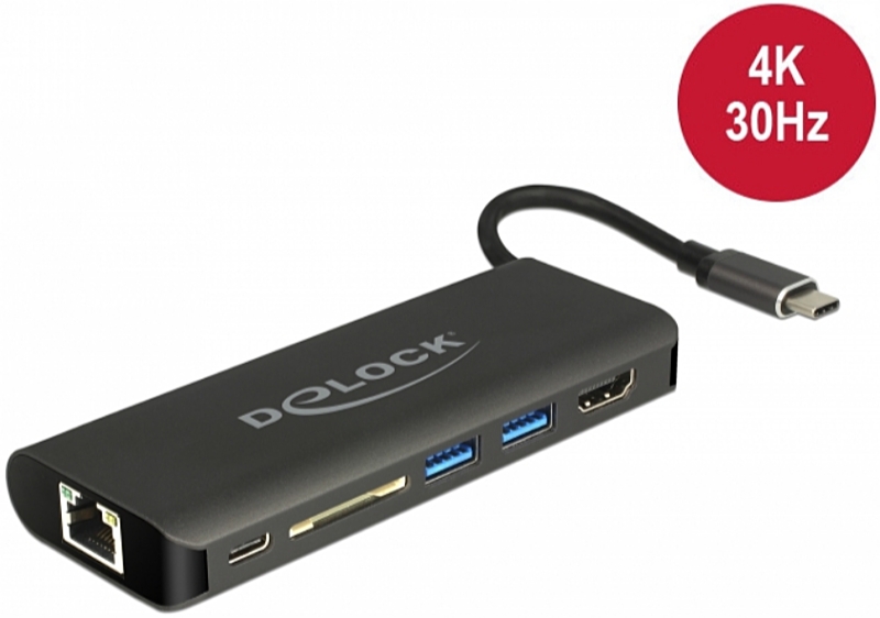 DeLOCK - Notebook kellkek - Delock USB3.1 Type-C 2xUSB2.0 HDMI univerzlis dokkol