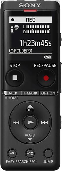 SONY - X Egyb - Sony diktafon ICD-UX570B Digitlis 4Gb Black Mono ICDUX570B.CE7 Diktafon A nagy rzkenysg mikrofonnal s egyszeren hasznlhat lejtszsi funkcival elltott, valamint 159 rnyi anyagot trolni kpes2 UX570 sorozat egy hordozhat, sokoldal digitlis